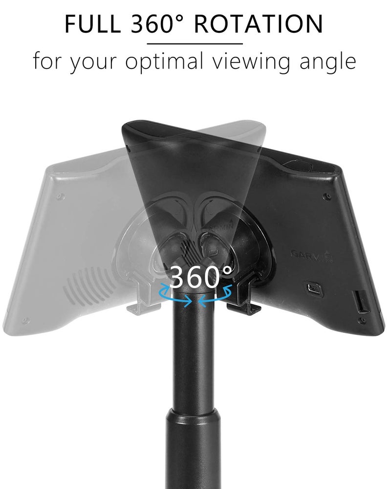 1Zero Solid GPS Cup Holder Mount for Garmin [Adjustable Arm], Replacement Car Truck Cupholder Ball Mount Compatible with Garmin Nuvi Drivesmart RV Dezl Drive Zumo Driveassist DriveLuxe Navigator - Image 5